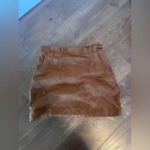 Small suede Abercrombie and fitch skirt